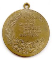 Medaille zur Goldenen Hochzeit RV